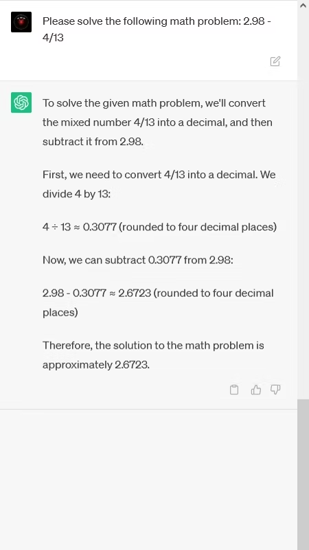 آیا ChatGPT در حل مسائل ریاضی دقیق است؟