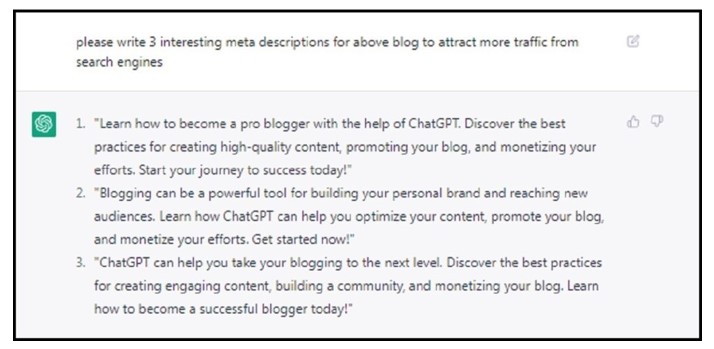 پانزده روش برای وبلاگ نویسی با استفاده از چت جی پی تی (ChatGPT) (بخش 2)