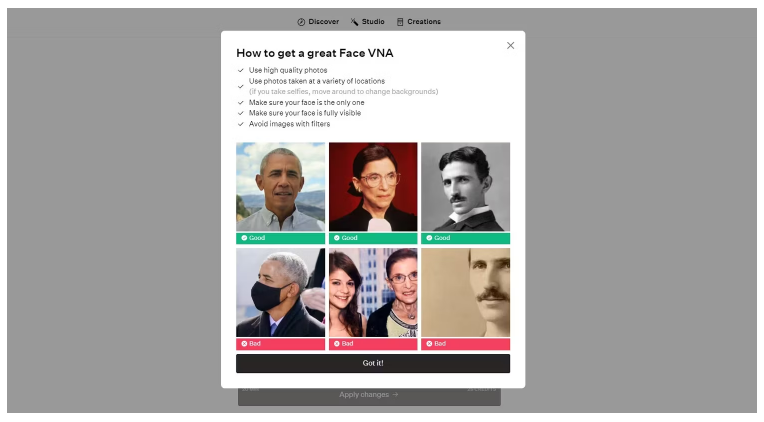 نحوه استفاده از Vana Portrait برای ایجاد پرتره های هوش مصنوعی